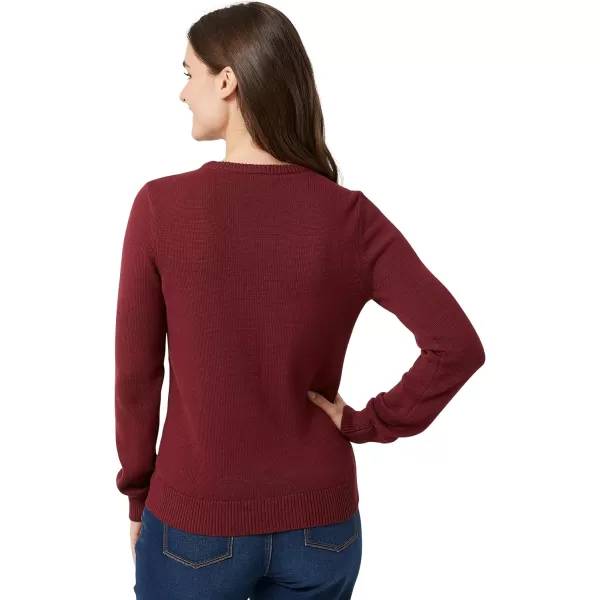 Chaps Women's Sweater - Cotton Cable Knit Pullover Sweater - Lightweight Casual Crewneck Ribbed Sweater 