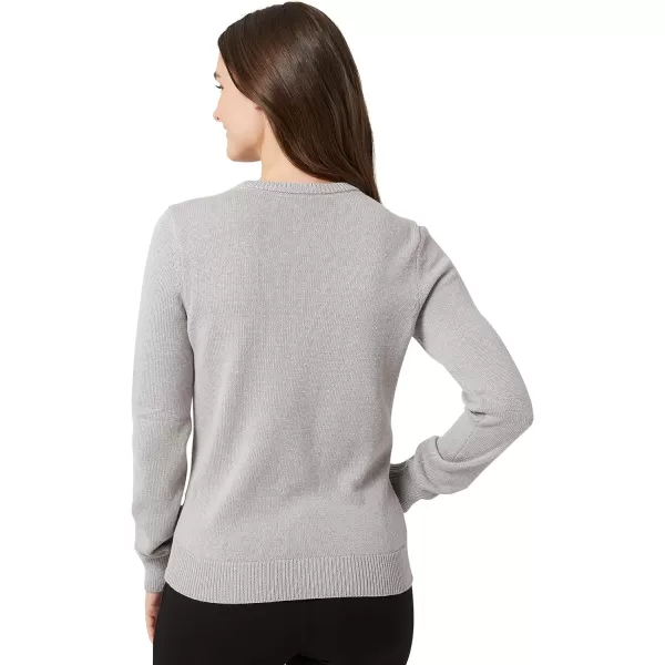 Chaps Women's Sweater - Cotton Cable Knit Pullover Sweater - Lightweight Casual Crewneck Ribbed Sweater 