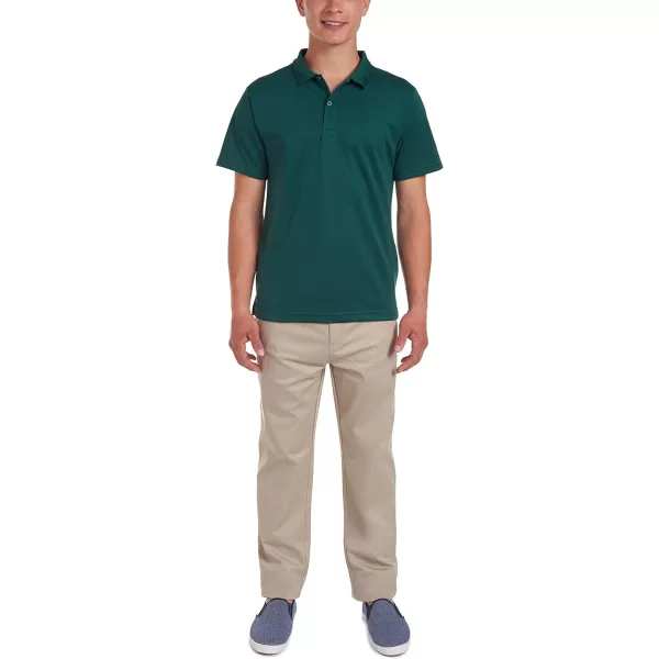 Chaps Young Men's Uniform Short Sleeve Performance Polo