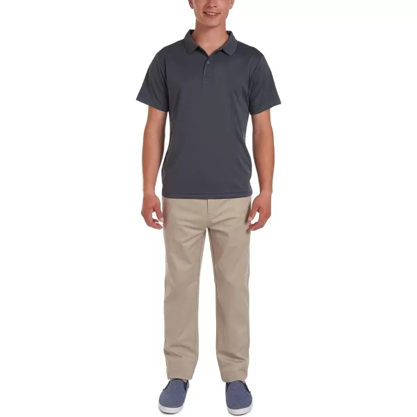 Chaps Young Men's Uniform Short Sleeve Performance Polo