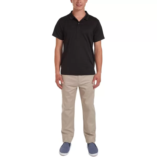 Chaps Young Men's Uniform Short Sleeve Performance Polo