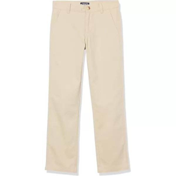 Chaps Boys' Flat Front Twill Chino Pants