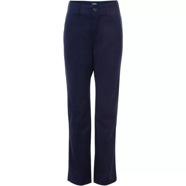 Chaps Boys' Flat Front Twill Chino Pants