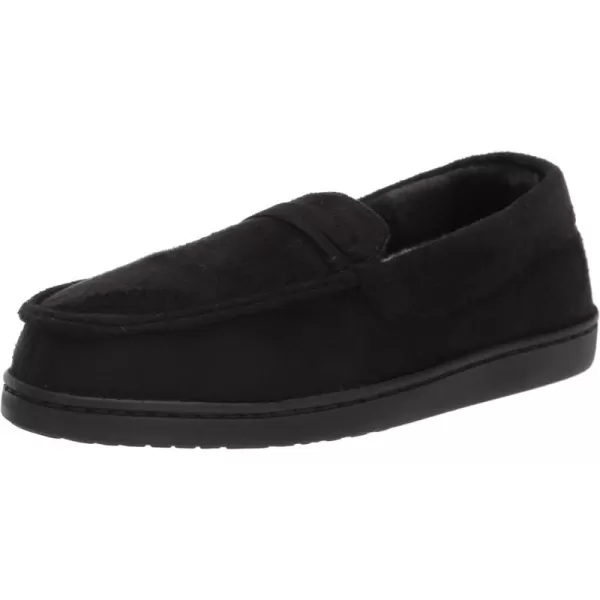 Chaps Boy's Moccasin Slipper House Shoe with Indoor/Outdoor Nonslip Sole