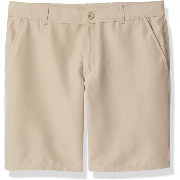 Chaps Boys' School Uniform Flat Front Performance Short