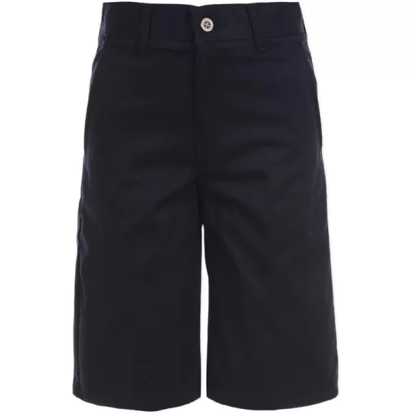 Chaps Boys' School Uniform Flat Front Twill Short