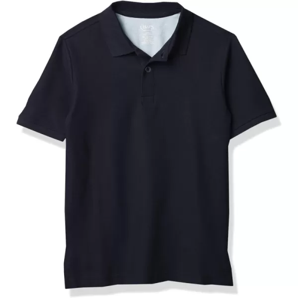 Chaps Boys' School Uniform Short Sleeve Pique Polo