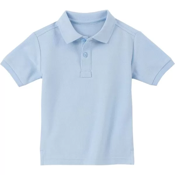 Chaps Boys' School Uniform Short Sleeve Pique Polo