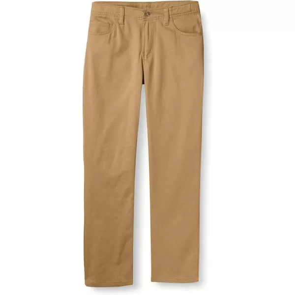 Chaps Boys' School Uniform Stretch Twill 5 Pocket Pant