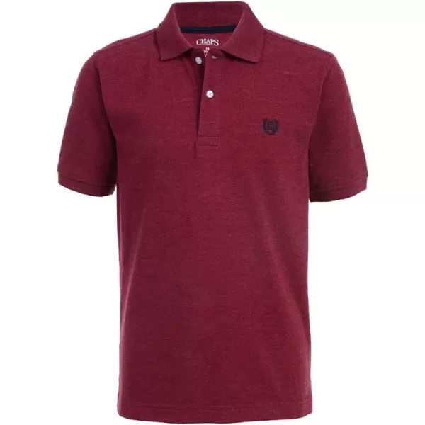 Chaps Boys' Short Sleeve Solid Polo Shirt