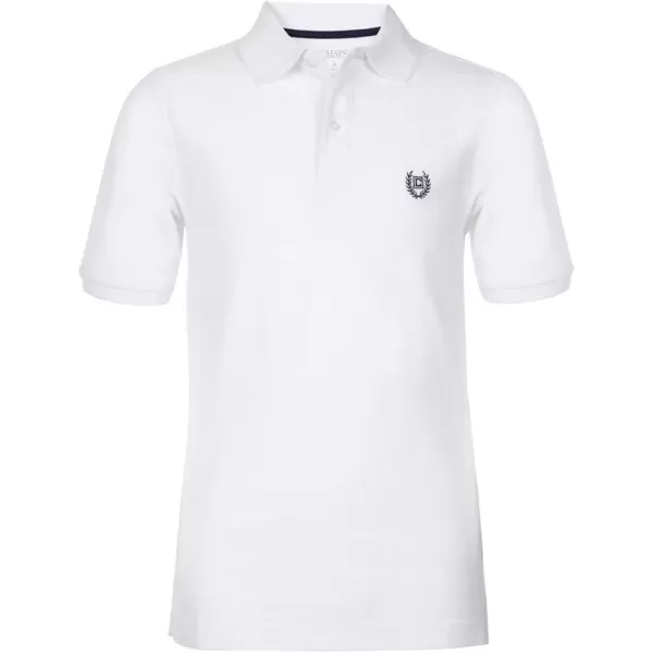Chaps Boys' Short Sleeve Solid Polo Shirt