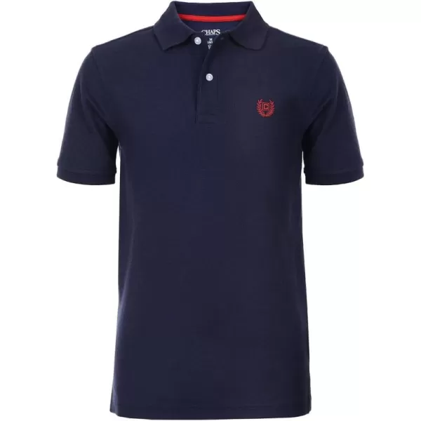 Chaps Boys' Short Sleeve Solid Polo Shirt