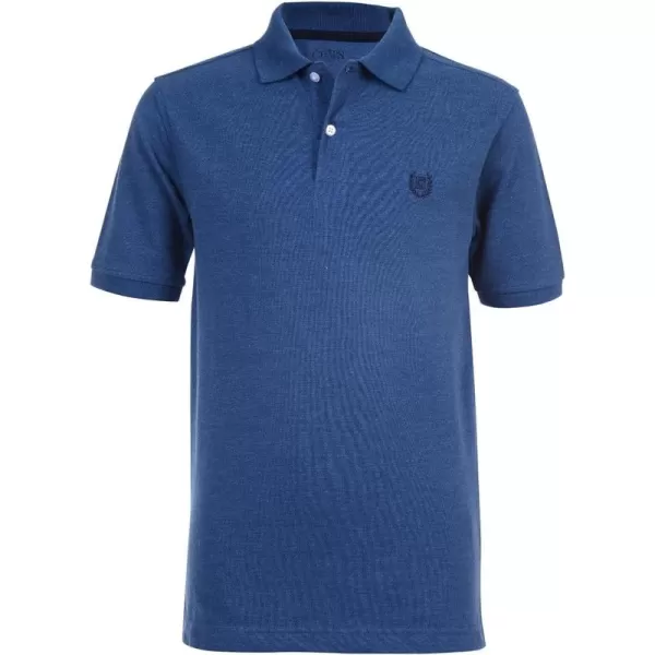 Chaps Boys' Short Sleeve Solid Polo Shirt
