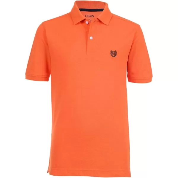 Chaps Boys' Short Sleeve Solid Polo Shirt