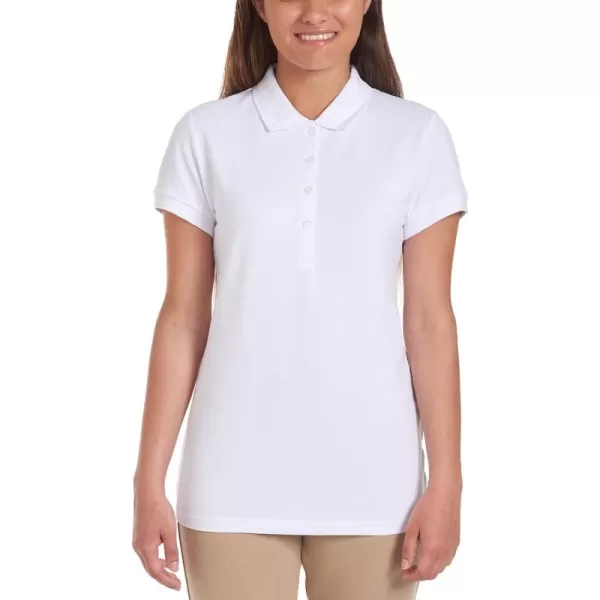 Chaps Junior's Uniform Short Sleeve Stretch Pique Polo
