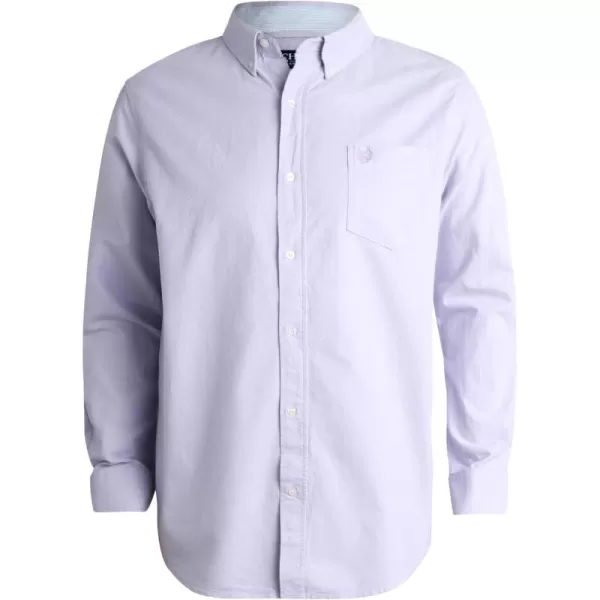 Chaps Men's Big and Tall Shirt - Button Down Oxford Shirt - Causal Long Sleeve Cotton Shirt for Men 