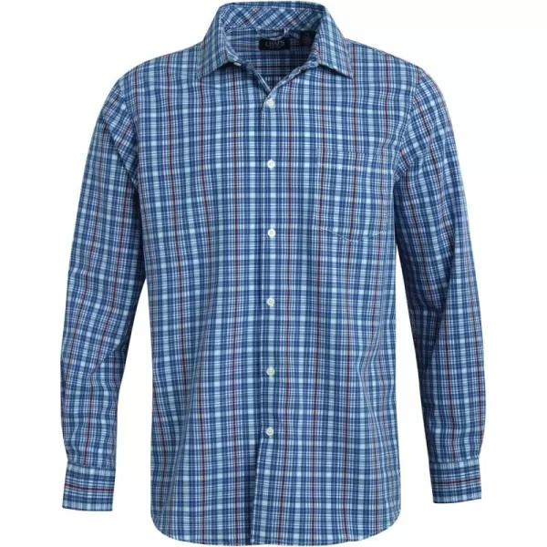 Chaps Men's Button Down Shirt - Long Sleeve Collared Shirt for Men: Wrinkle-Resistant, Sustainable 