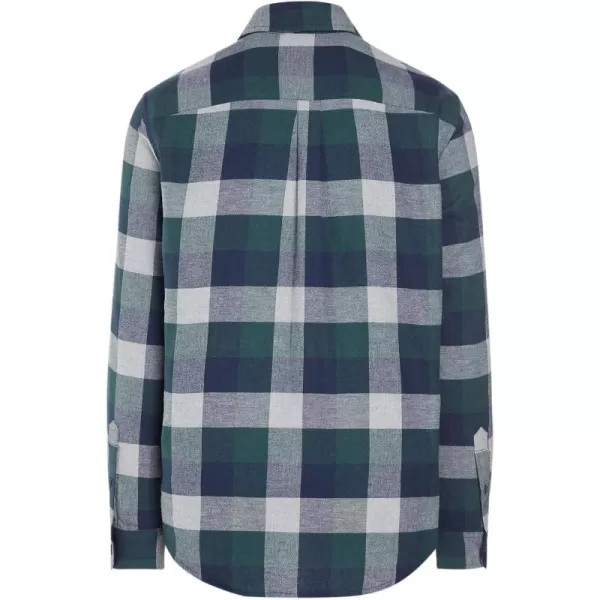 Chaps Men's Classic Fit Long Sleeve Performance Flannel Shirt