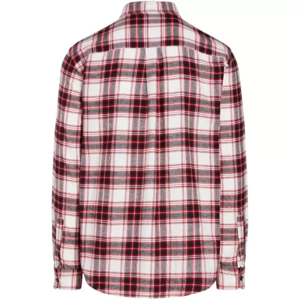 Chaps Men's Classic Fit Long Sleeve Performance Flannel Shirt)