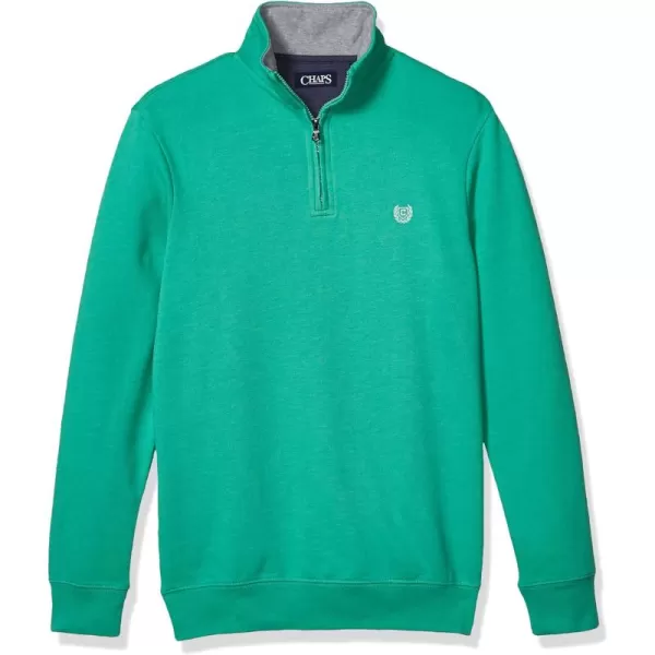 Chaps Men's Classic Fit Textured Quarter Zip Sweater