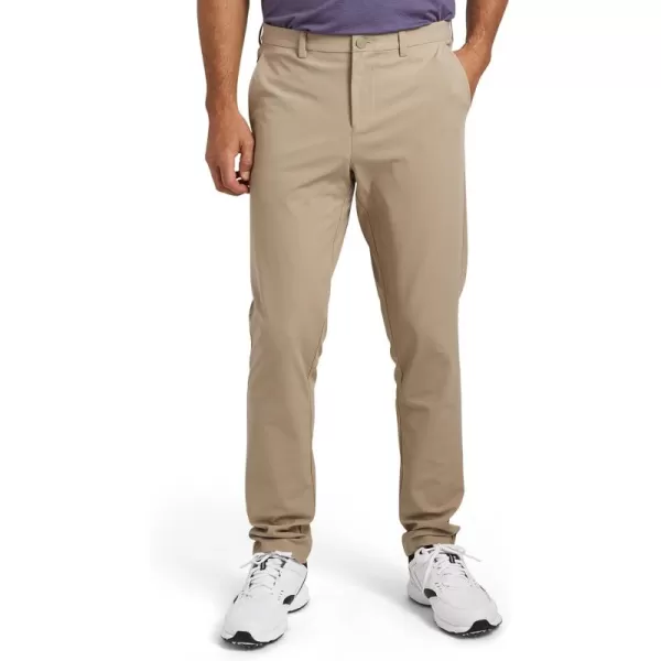 Chaps Men's Golf Pants - UPF 50+ Comfort Stretch Big and Tall Chino Pants - Dry Fit Performance Khaki Pants for Men
