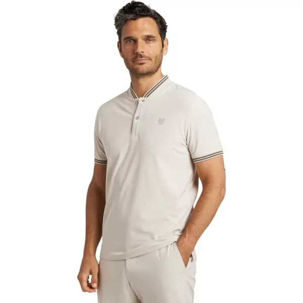 Chaps Mens Golf Shirt - UPF 50+ Lightweight Performance Pique Henley T-Shirt - Dry Fit Short Sleeve Golf Shirt for Men, S-XXL