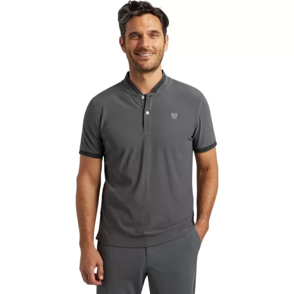 Chaps Mens Golf Shirt - UPF 50+ Lightweight Performance Pique Henley T-Shirt - Dry Fit Short Sleeve Golf Shirt for Men, S-XXL