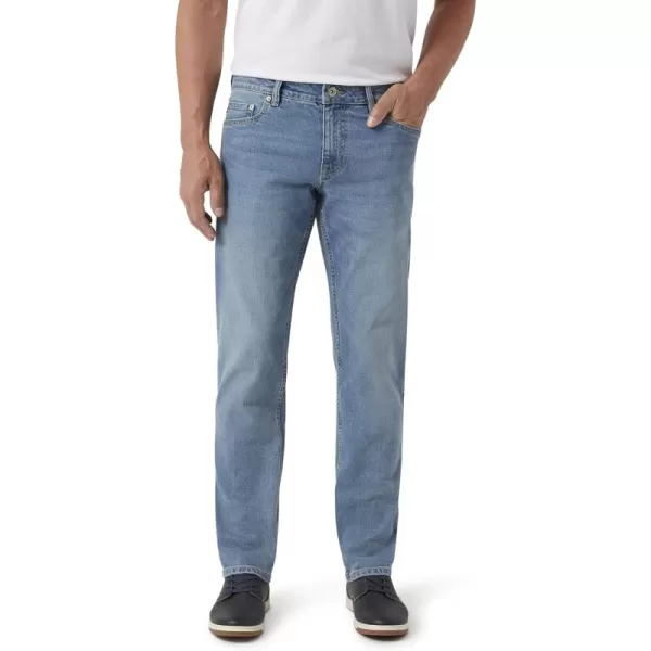 Chaps Men's Jeans - Regular Fit Straight Leg Jeans - Comfort Stretch Denim Jeans for Men
