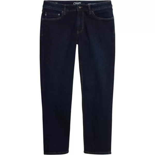 Chaps Men's Jeans - Regular Fit Straight Leg Jeans - Comfort Stretch Denim Jeans for Men