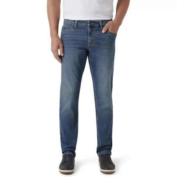 Chaps Men's Jeans - Regular Fit Straight Leg Jeans - Comfort Stretch Denim Jeans for Men