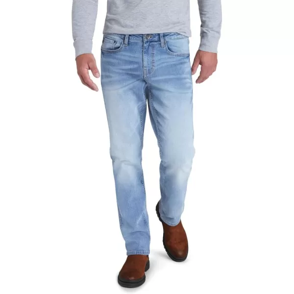 Chaps Men's Jeans - Straight Leg Comfort Stretch Denim Jeans - Regular Slim Fit Jeans for Men