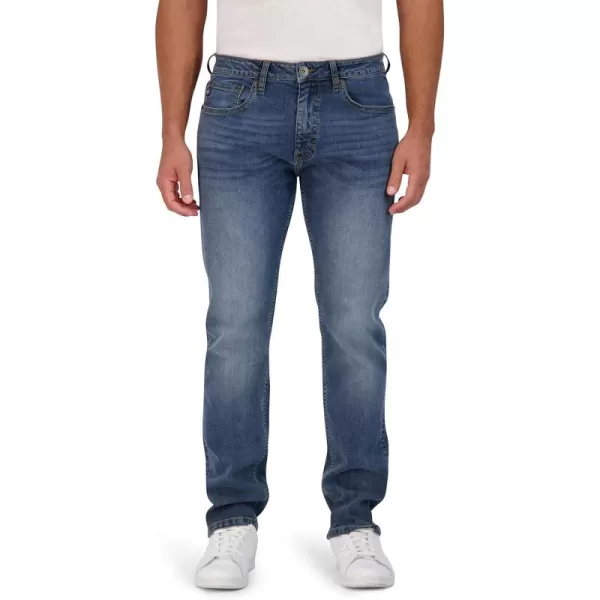Chaps Men's Jeans - Straight Leg Comfort Stretch Denim Jeans - Regular Slim Fit Jeans for Men