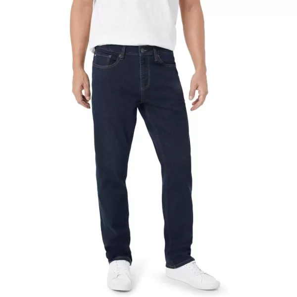 Chaps Men's Jeans - Straight Leg Comfort Stretch Denim Jeans - Regular Slim Fit Jeans for Men