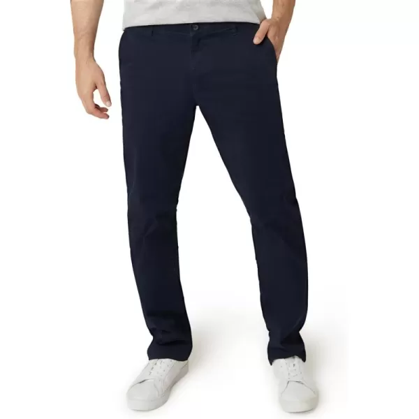 Chaps Men’s Pants – 5 Pocket Flex Waistband Straight Fit Pants - Casual Stretch Chino Pants for Men