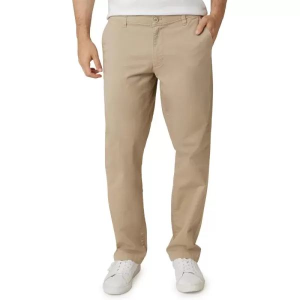 Chaps Men’s Pants – 5 Pocket Flex Waistband Straight Fit Pants - Casual Stretch Chino Pants for Men