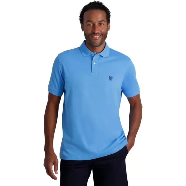 Chaps Men's Polo Shirt - Classic Fit Short Sleeve 2-Button Double Knit Cotton Polo Shirt 