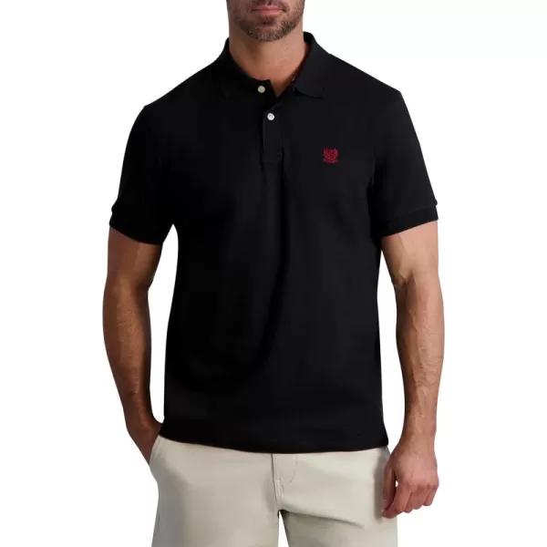 Chaps Men's Polo Shirt - Classic Fit Short Sleeve 2-Button Double Knit Cotton Polo Shirt 
