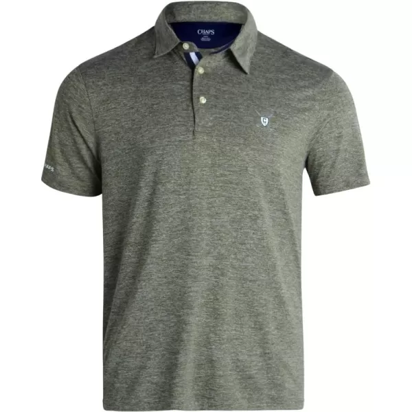 Chaps Men's Polo Shirt - Dry Fit Performance Short Sleeve Golf Polo Shirt for Men 
