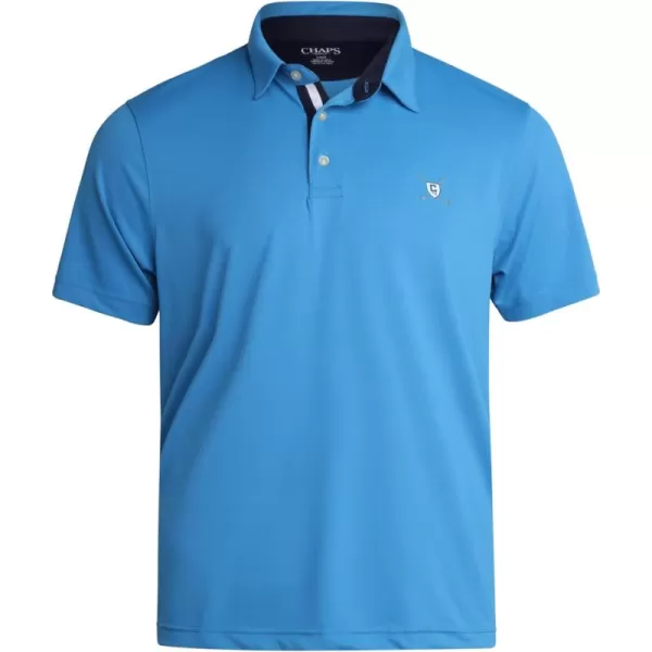 Chaps Men's Polo Shirt - Dry Fit Performance Short Sleeve Golf Polo Shirt for Men 