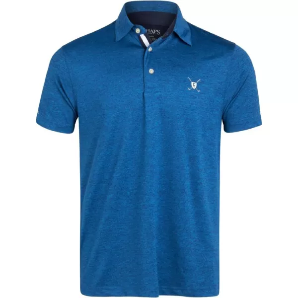Chaps Men's Polo Shirt - Dry Fit Performance Short Sleeve Golf Polo Shirt for Men 