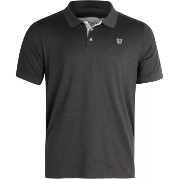 Chaps Men's Polo Shirt - Dry Fit Performance Short Sleeve Golf Polo Shirt for Men 