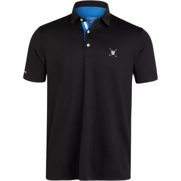 Chaps Men's Polo Shirt - Dry Fit Performance Short Sleeve Golf Polo Shirt for Men 