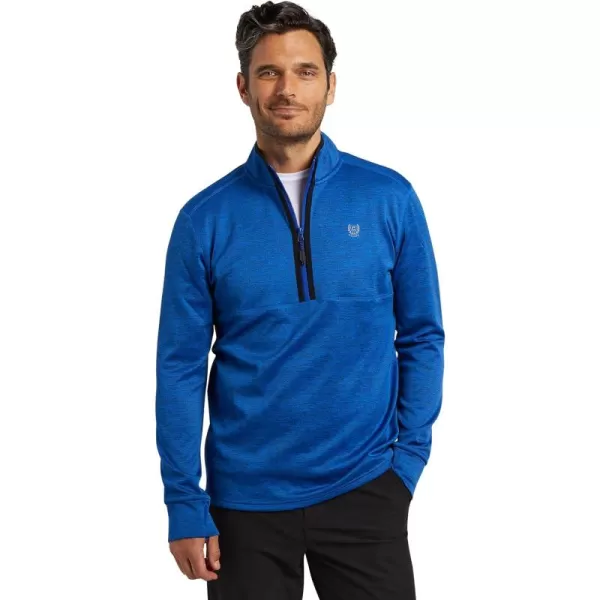 Chaps Men’s Quarter Zip Sweater - UPF 50+ Lightweight Dry Fit Sweater Fleece Golf Pullover for Men 