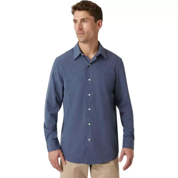 Chaps Men's Shirt - Classic Fit Button Down Long Sleeve Shirt - Wrinkle Resistant Casual Woven Shirt for Men 