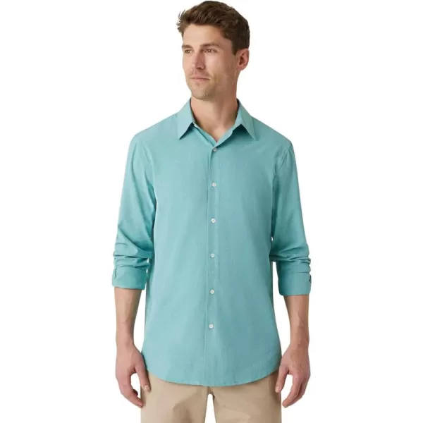 Chaps Men's Shirt - Classic Fit Button Down Long Sleeve Shirt - Wrinkle Resistant Casual Woven Shirt for Men 