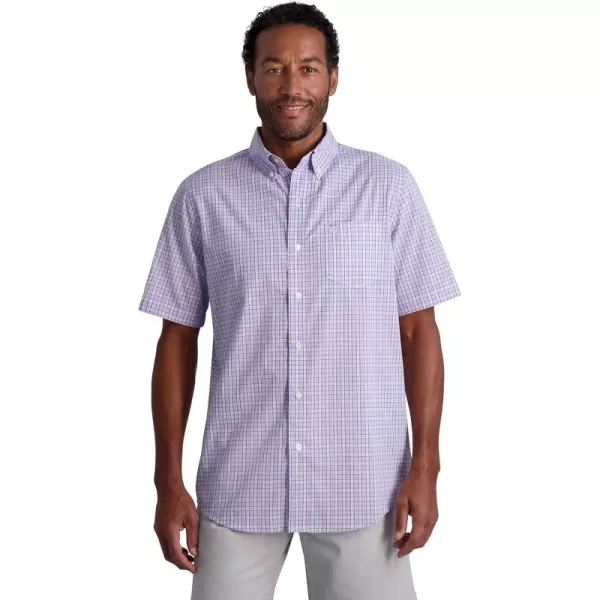 Chaps Men's Shirt - Classic Fit Short Sleeve Button Down Collared Shirt 