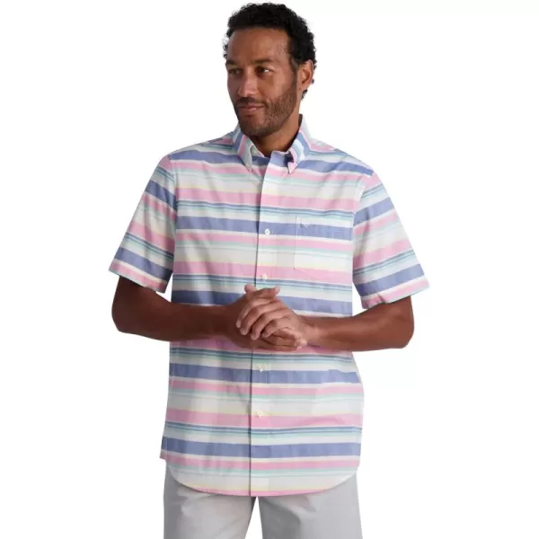 Chaps Men's Shirt - Classic Fit Short Sleeve Button Down Collared Shirt 