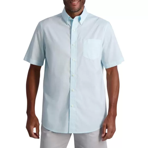 Chaps Men's Shirt - Classic Fit Short Sleeve Button Down Collared Shirt 