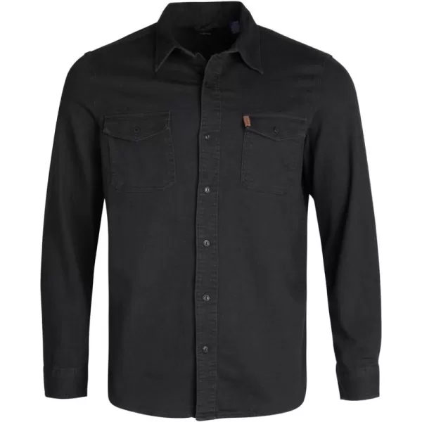 Chaps Men's Shirt - Comfort Stretch Button Down Denim Shirt - Casual Long Sleeve Collared Shirt for Men, M-XXL