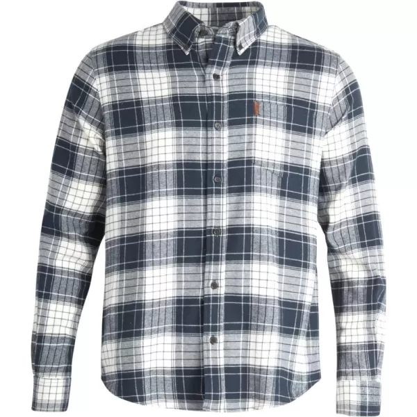 Chaps Men's Shirt - Comfort Stretch Button Down Flannel Shirt - Long Sleeve Heavyweight Plaid Shirt for Men 